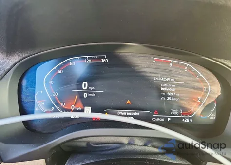 2021 BMW X3 xDrive30I z USA, uszkodzony, nr VIN 5UXTY5C01M9F52768